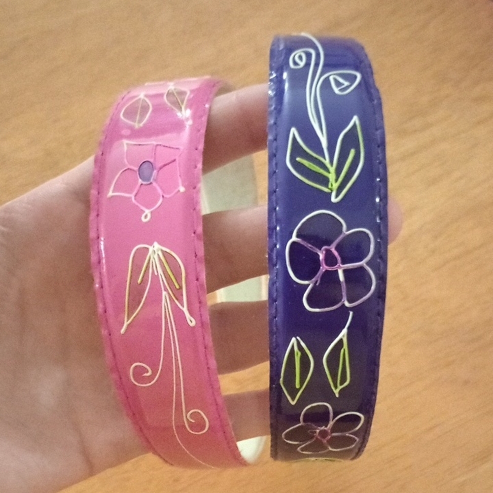 Floral Pink and Purple Headbands